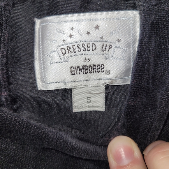 ⭐️HOST PICK⭐️ Gymboree Black Red Sleeveless Plaid Bow Fancy Dress Christmas Sz 5 - Picture 2 of 5